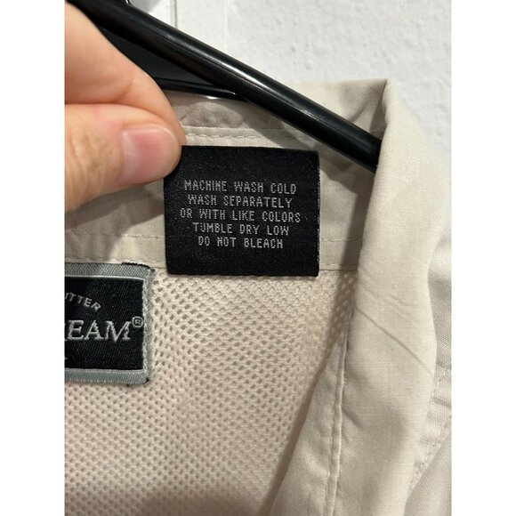 Field & Stream Mens XL Tan Short Sleeve Button-Up Shirt With Pockets - Picture 6 of 8